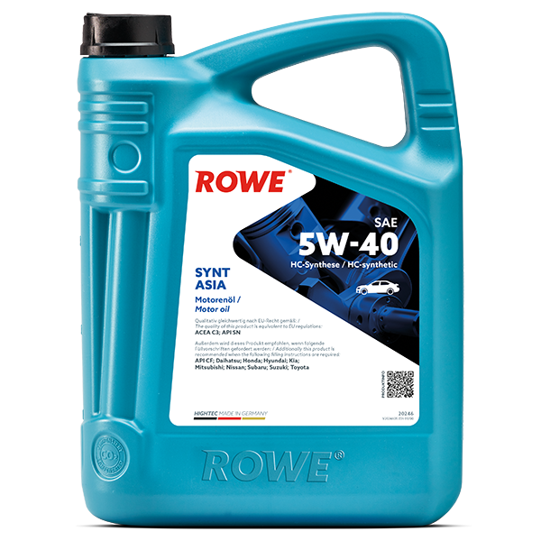 HIGHTEC SYNT ASIA SAE 5W-40 – 5L