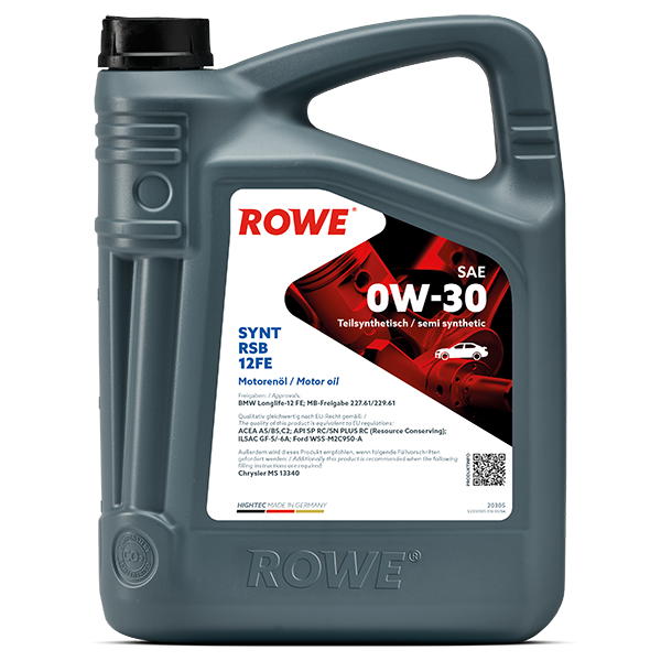 12FE Sae 0W-30 – 5L