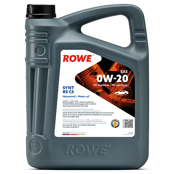 HIGHTEC SYNT RS C5 SAE 0W-20 – 5L